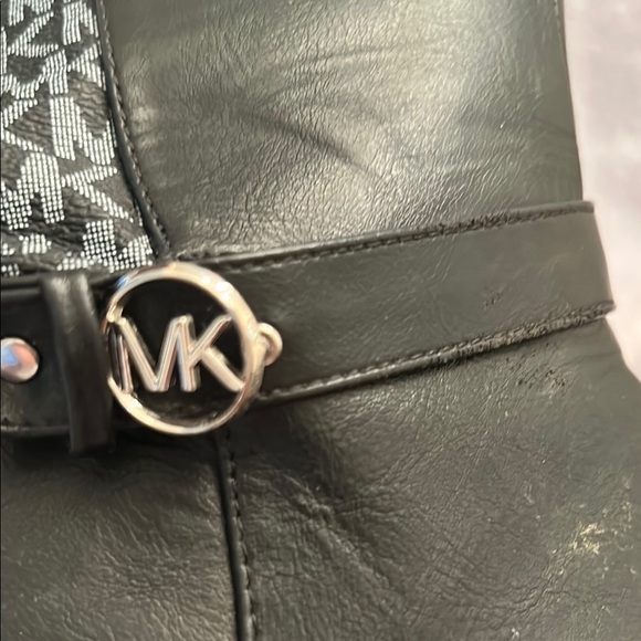 Michael Kors Kids Black Quilted Riding Boots - Picture 6 of 6